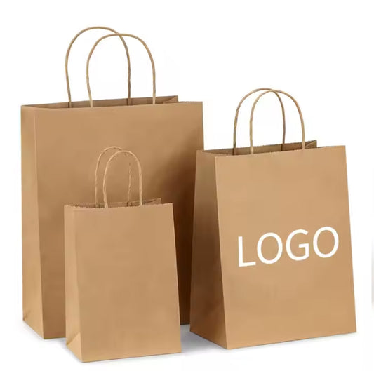 Sacs Épicerie en Papier kraft Personnalisable
